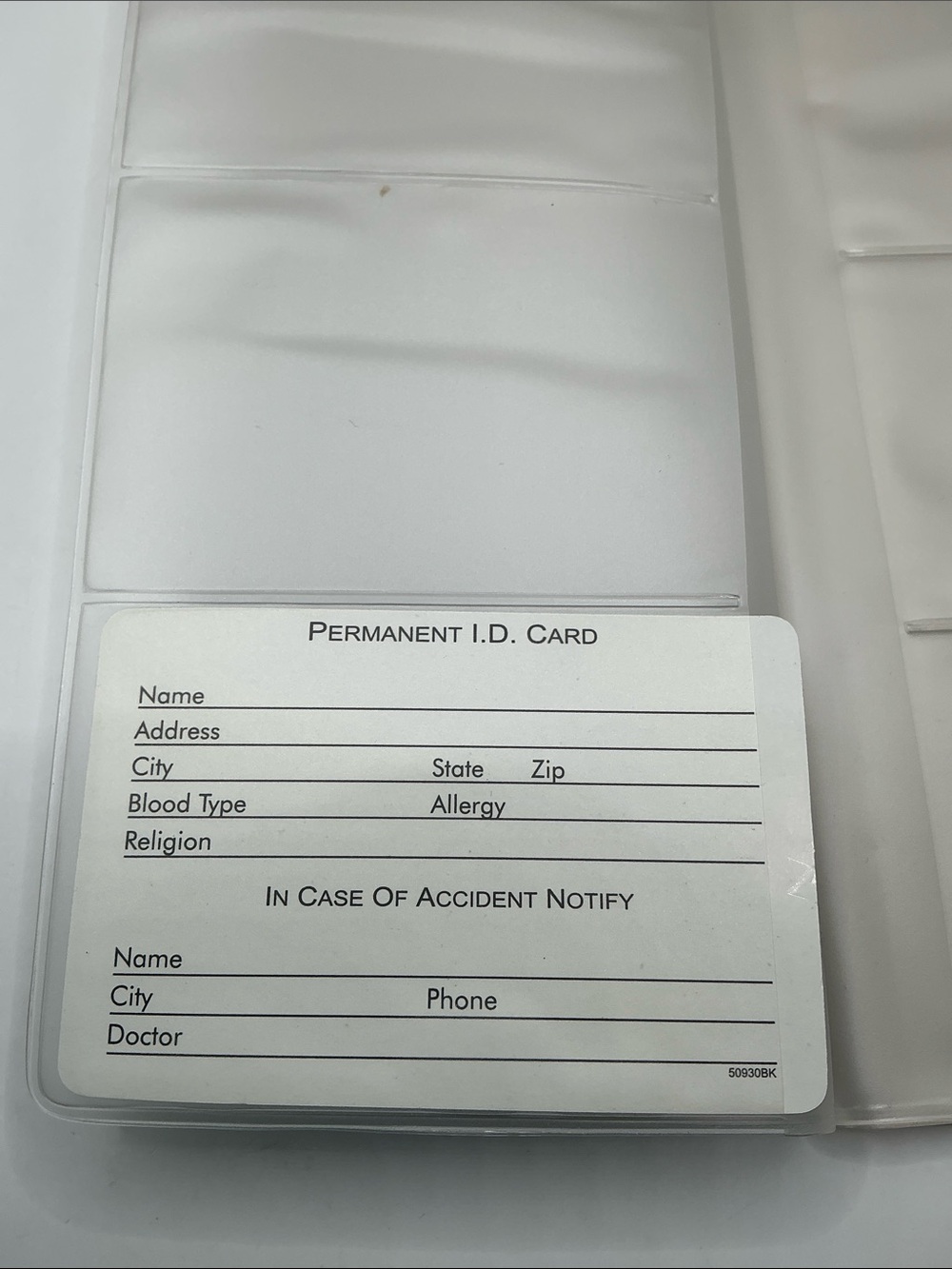 ☄️NEW 💳 Buxton Black Business Card File - Picture 13 of 14
